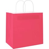  Papirnate vrećice 250 kom s ručkama ružičaste 54x15x49 cm | shoptok.hr