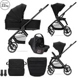 Lorelli kolica za bebe venice 3u1 (22kg max) - black ( 10022042501A ) Cene