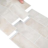  Subway pločica 20 pcs Bež Mramor 29 x 21 cm Poliuretan i PET | shoptok.hr