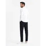 Ombre Men's SLIM FIT shirt in decorative fabric - blue