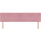vidaXL Glava postelje s kristalnimi gumbi, naborki, roza, 180 cm, žamet, (22008508) | Shoptok.si