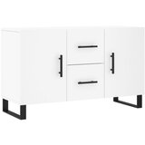 Maison Chic Komoda - Predalnik bela 100x36x60 cm inženirski les, (21716305) Cene