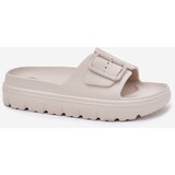 EVENTO Women's Foam Platform Sandals With Buckle Beige Viasara | ePonuda.com