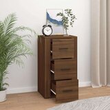  Komoda Smeđi hrast 40 x 33 x 70 cm konstruirano drvo | shoptok.hr