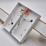  Visilica na sajli CORTINA 2xE27/15W/230V + 2xG9/5W/230V bela/hrast | Eponuda.com