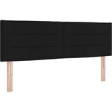 vidaXL Naslon za glavo Linije Oblika Črna 140 cm Tkanina, (22049166) Cene