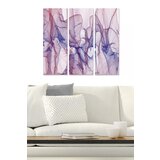Wallity MDF1501711 multicolor decorative mdf painting (3 pieces) Cene