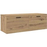 vidaXL Ormar za Zid hrast artisan 100 x 36.5 x 35 cm Konstruirano drvo | shoptok.hr