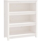 Ormarić za knjige bijeli 80 x 35 x 97 cm od masivne borovine | shoptok.hr