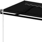  Automatska tenda sa senzorom za vjetar LED 400x350 cm antracit | shoptok.hr