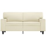  Dvosjed od tkanine krem 120 cm od umjetne kože | shoptok.hr