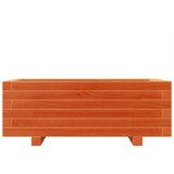 Vrtna sadilica voštano smeđa 70 x 40 x 26,5 cm masivna borovina | Eponuda.ba