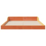  Konstrukcija postelje Voskast rjav 120 x 200 cm, (5000127527) | Shoptok.si