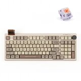  Epomaker RT100 95% Retro Mehanska Tipkovnica Bela / Epomaker Wisteria Tactile Switch, (22153777) Cene