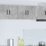  Zidni kuhinjski ormarić s policom Beton siva 60 x 31 x 40 cm Cijene