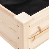 vidaXL Sadilica s oblogom 203 x 53 x 76 cm od masivne jelovine | shoptok.hr