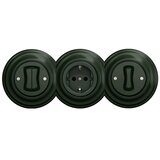  Kliklap - Retro kućna utičnica bez okvira SCHUKO 230V/16A zelena | Eponuda.com