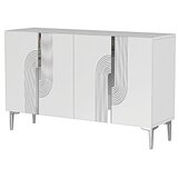 Hanah home konzola meyra 120 white silver | Eponuda.com