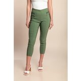 Fenzy Uske Capri Hlače Većih Veličina, Maslinaste Boje | shoptok.hr