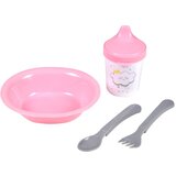 Bébé Douceur Plastičan dječji set posuđa 4 kom Cloud – | shoptok.hr