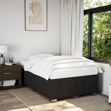  Okvir kreveta bez madraca crni 120x190 cm od tkanine | shoptok.hr
