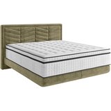 CARRYHOME postelja boxspring 180 cm x 200 cm , tekstil olivno zelena Cene
