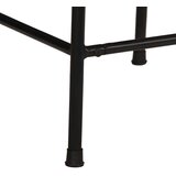 vidaXL Barski stolčki 4 črni 46x35,5x80 cm trden predelan les | Shoptok.si