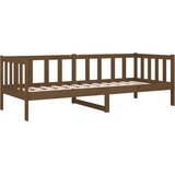  Dnevni ležaj smeđa boja meda 80 x 200 cm od masivne borovine | Eponuda.com