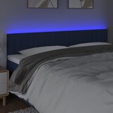  LED uzglavlje plavo 180x5x78/88 cm od tkanine | shoptok.hr
