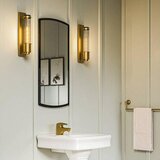 Elstead Lighting Quintiesse QN-WELLINGTON1-AB-LED Kupatilsko zidno svetlo WELLINGTON 1xE27/7W/230V IP44 zlatna | Eponuda.com