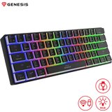 Genesis Gaming tipkovnica THOR 660, mehanska, žična USB Type-C / brezžična Bluetooth, RGB LED osvetlitev, Anti-Ghosting, F1 - F12, aplikacija, črna Cene