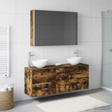  Set namještaja za kupaonicu 4 pcs Dimljeni hrast | shoptok.hr