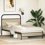  Posteljni okvir brez vzmetnice 107x203 cm sonoma inž. les, (21609335) | Shoptok.si
