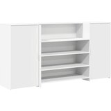 Maison Chic sprejemna miza - računalniška miza - pisarniška miza bela 200x50x103,5 cm inženirski les, (21785314) | Shoptok.si
