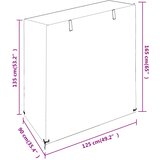  Navlaka za ljuljačku s 8 ušica 125 x 90 x 135/165 cm polietilen | shoptok.hr