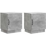  Noćni ormarić 2 pcs Betonska siva 43 x 34,5 x 47 cm | shoptok.hr