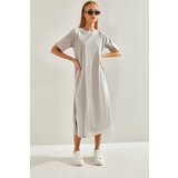 Bianco Lucci Women's Basic Long Dress Cene