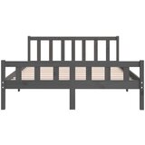  Za krevet od masivnog drva sivi 140 x 200 cm | shoptok.hr