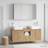  Set ormarića za kupaonicu 4 pcs Hrast artisan Konstruirano drvo | shoptok.hr