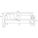 Atelier Del Sofa sofa trosed revos brown | ePonuda.com