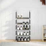  Stalak za cipele 5 nivoa crni 44x28x94 cm netkana tkanina | shoptok.hr