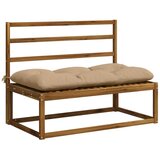  Jastučić za klupu VIANEN 100% poliester Pijesak - Pijesak 130 x 60 x 12 cm | shoptok.hr