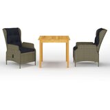 3-dijelni vrtni blagovaonski set smeđi | shoptok.hr
