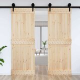 Vrata NARVIK Prirodna 80 x 210 cm Čvrsta borovina - Prirodna 80 x 210 cm Normalno | shoptok.hr