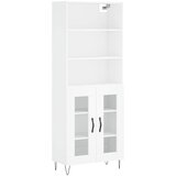  Visoka komoda bijela 69,5x34x180 cm konstruirano drvo | shoptok.hr