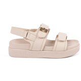GOODIN Beige elegant platform sandals | Shoptok.si
