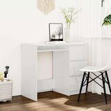  Radni stol visoki sjaj bijeli 90 x 45 x 76 cm od iverice | shoptok.hr