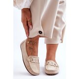 Boto Women's Stylish Suede Moccasins Beige Rabell | Shoptok.si