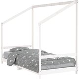 The Living Store Otroški posteljni okvir bel 90x200 cm trdna borovina - Otroški Posteljni Okvir, (21625167) | Shoptok.si