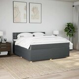  Okvir kreveta s oprugama i madrac svjetlosivi 180x200cm tkanina | shoptok.hr